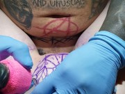 Preview 6 of Getting pussy tattooed and fucked