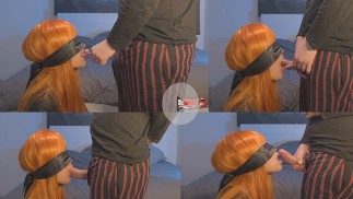 Step sister tricked into sucking my cock and swallowing my cum