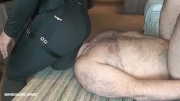 Big Booty Ebony Mistress ROUGH facesitting buttdropps necksitting breathplay choking her white slave