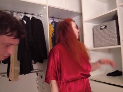 Video "Here in the pantry, no one will see us Fucking" - Secret Sex with Busty Stepmom