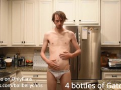 Twink gets a big sexy bladder