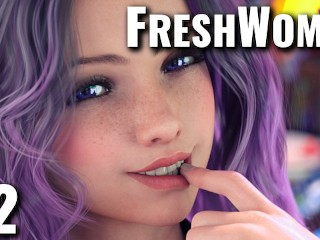 FRESHWOMEN #02 - Visual novel PC Gameplay
