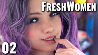 FRESHWOMEN #02 - Visual Novel PC Gameplay