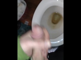 mature, big cock, vertical video, pissing