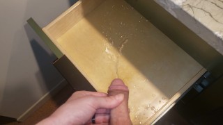 Pissing in the drawer