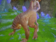 Teen guy Fucks Big Dragon Scalie Girl