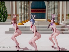 [MMD] SOMI - BIRTHDAY Evangelion Naked Dance 4K 60FPS