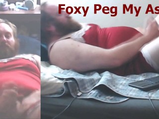 Foxy Peg my Ass Soaks Red Sexy Nighty in Golden Shower Part 2