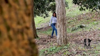 👣Walking through the woods a witch🧙🏻‍♀️tries to scare me, ends up getting fucked👉👌and spanked🍑