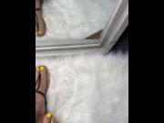 Preview 6 of Sexy Yellow Toes in Sandals