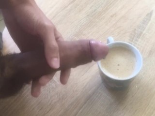 Кофейная сперма моей жены Так вкусно!