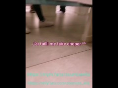 Défis lancés par mes abonnés: Je me gode la chatte dans une cabine d'essayage 🔥