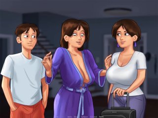stepmom, stepmother, summertime saga, big boobs