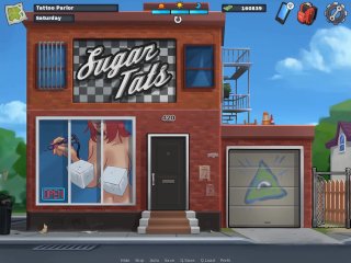 Summertime Saga: Girl Is Making A Tattoo On Her Ass-Ep128