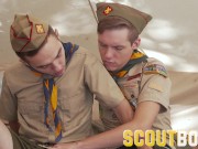 Preview 1 of ScoutBoys - 2 smooth boys scream as they're barebacked by a huge dick