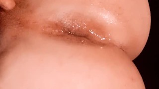 Ass opened up during deep prostate massage with multiple toys and multiple loads of thick cum