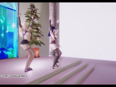 [MMD] TWICE-Feel Special Hot Striptease Hinata Sakura Ino Yamanaka Naruto Hentai