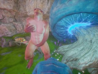 Furry Dragon Threesome Scalie Girls with Teen_Guy