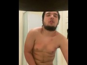 Preview 6 of Come have some fun with a fat chubby gay  after getting out the shower