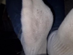 day 5 of worn sock order. #socksfetish #dirtysocks #smellysocks #feet #footfetish #wornsocks 