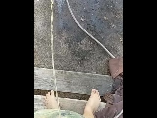 Peeing after a Night of Drinking