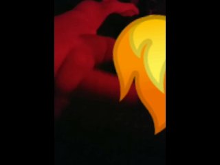 Amateur couple fuck in red room.