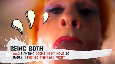 Trailer # 53- Queriendo pollas en mi agujero tan mal, las follé toda la noche • BeingBoth