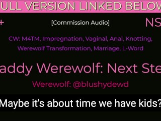 DILF Werewolf Breeds you and Fills you with a Litter [M4TM]
