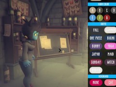 Poke Abby GamePlay choice of clothes and hairstyles for Abby
