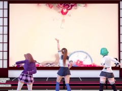 [MMD] Masked Bitch Honoka Katsumi Tamaki DOA Hot Dance