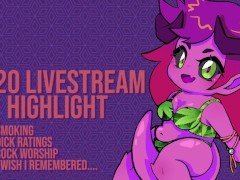 Dirty Bits Live Stream Highlight - 420 Dick Ratings - ASMR Erotic Audio Livestream