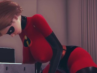 Helen Parr rides Zel the Elf Incredibles & Interspecies ReviewersParody