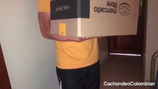 I FUCKED MY Apartment's DELIVERY MAN