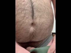 Pulling my foreskin and sweet orgasm