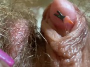Preview 2 of Extreme Close Up Big Clit Vagina Asshole Mouth Giantess Fetish Video Hairy Body !