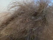 Preview 6 of Extreme Close Up Big Clit Vagina Asshole Mouth Giantess Fetish Video Hairy Body !