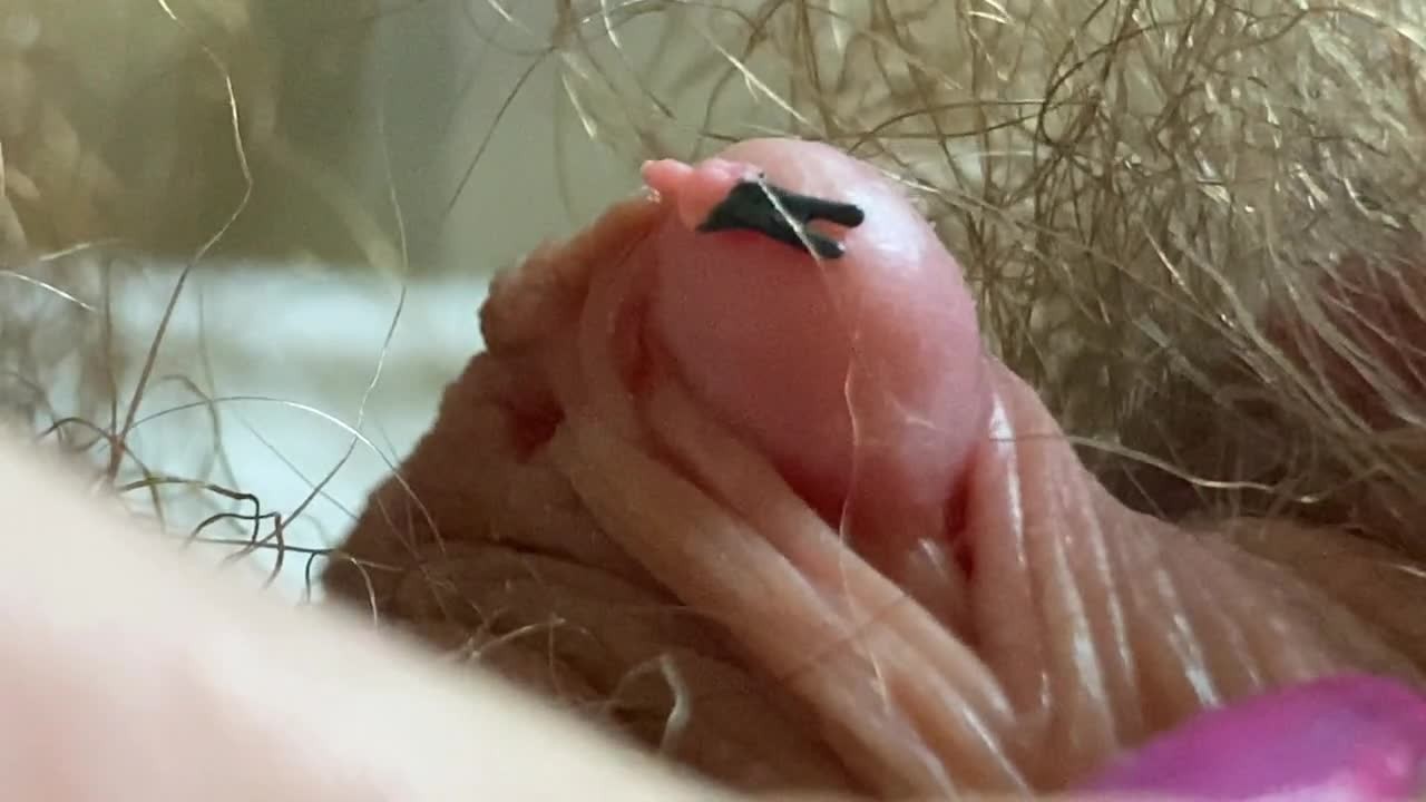 Extreme Close Up Big Clit Vagina Asshole Mouth Giantess Fetish Video Hairy  Body !