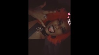 Ebony tiener van goth egirl naar natte slet in minder dan een minuut (OnlyFans novawoods246)