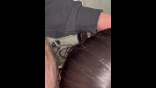 went into the school toilet and fucked the teacher in the mouth