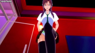 Hentai POV Feet Mari Makinami Illustrious Evangelion