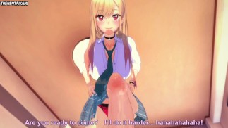 Hentai POV Füße Marin Kitagawa Mein Ankleide-Liebling