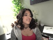 Preview 6 of Big Tit Latina Step-Sister Stops Studying to Fuck Big Dick Step-Bro - Gabriela Lopez -