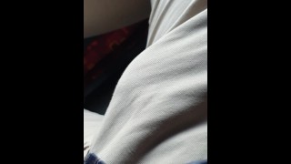 Hard cock on the bus