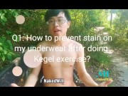 Preview 2 of Nakedwill: nude demo Kegel exercise with questions answered
