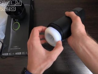 Horny_Guy Uses An Automasturbator Moaning Heavily ExperiencingThe Best Orgasm Unboxing TRYFUN
