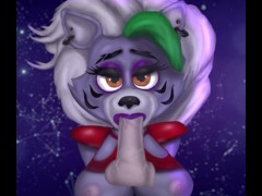FNAF Roxy doing blow job