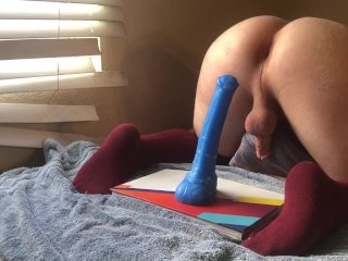 red head, solo male, toys, anal