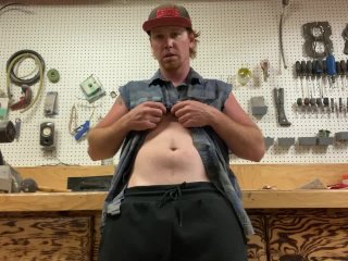 Workshops jerk off  ginger construction worker solo uncut