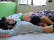 Preview 1 of Bliss Rose and Hannibal Thorn morning blowjob, riding, and throatfuck