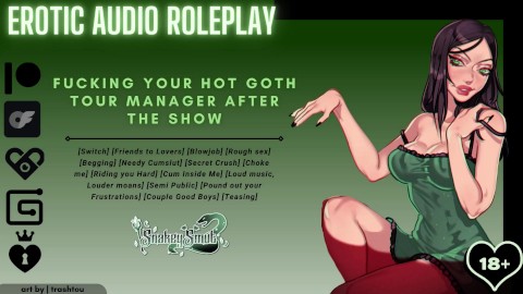 [Juego de roles de audio] Follando a tu Hot gótica tour manager después del show [Cumslut] [Goth Girl]